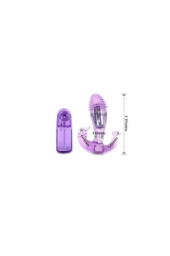 BAILE - LILAC VAGINAL AND ANAL STIMULATOR WITH VIBRATION