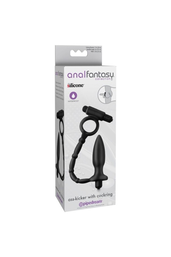 ANAL FANTASY - MINI-ANALSTIMULATOR MIT RING UND VIBRIERENDER KUGEL