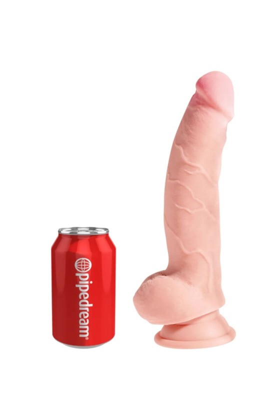 KING COCK - DILDO TRIPLE DENSIDAD 18,4 CM