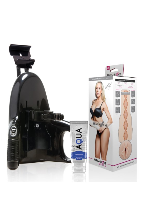 FLESHLIGHT - BRANDI LOVE VAGINA + LANCEMENT UNIVERSEL + LUBRIFIANT QUALITÉ AQUA 50 ML