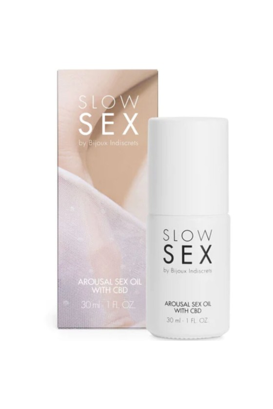 BIJOUX - SLOW SEX OLIO DA MASSAGGIO SESSUALE CON CBD 30 ML