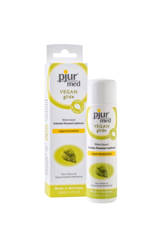 PJUR - LUBRIFICANTE À BASE DE ÁGUA MED VEGAN GLIDE 100 ML