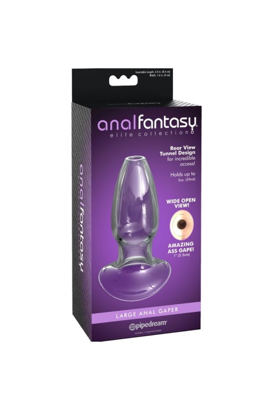 COLEÇÃO ANAL FANTASY ELITE - DILATOR DE CRISTAL ANAL GAPER TAMANHO M