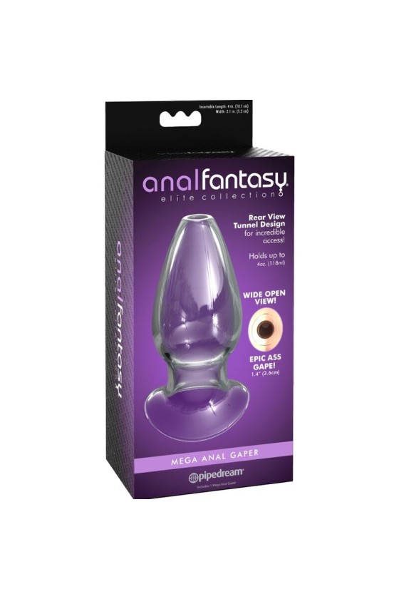 COLECCIÓN ANAL FANTASY ELITE - DILADOR ANAL GAPER CRISTAL TALLA L