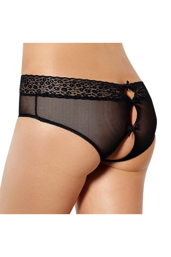 QUEEN LINGERIE CROTHLESS PANTIES S/M