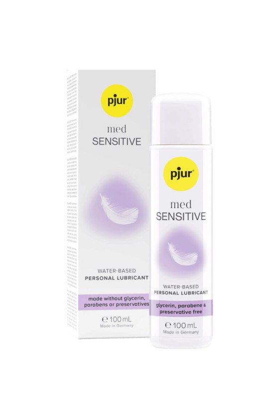 PJUR - LUBRIFICANTE À BASE DE ÁGUA MED SENSITIVE GLIDE 100 ML