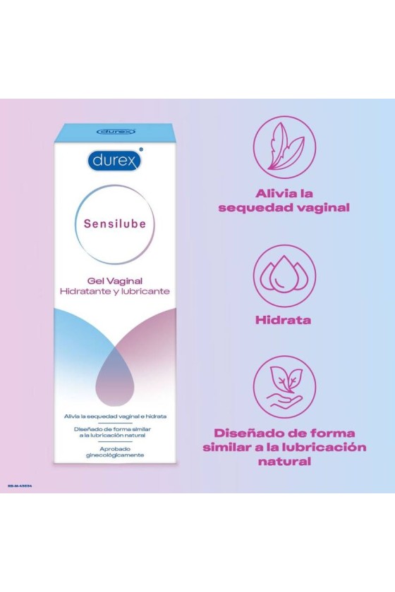 DUREX - SENSILUBE GEL LUBRICANTE HIDRATANTE 40 ML