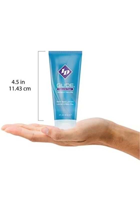 ID GLIDE - LUBRICANTE A BASE DE AGUA ULTRA DURACIÓN TUBO DE VIAJE 60 ML