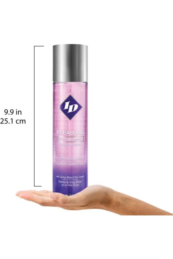 ID PLEASURE - LUBRICANTE A BASE DE AGUA SENSACIÓN DE HORMIGUEO 500 ML