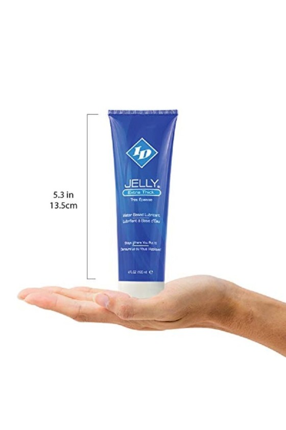 ID JELLY - LUBRIFIANT À BASE D'EAU TUBE DE VOYAGE EXTRA ÉPAIS 120 ML