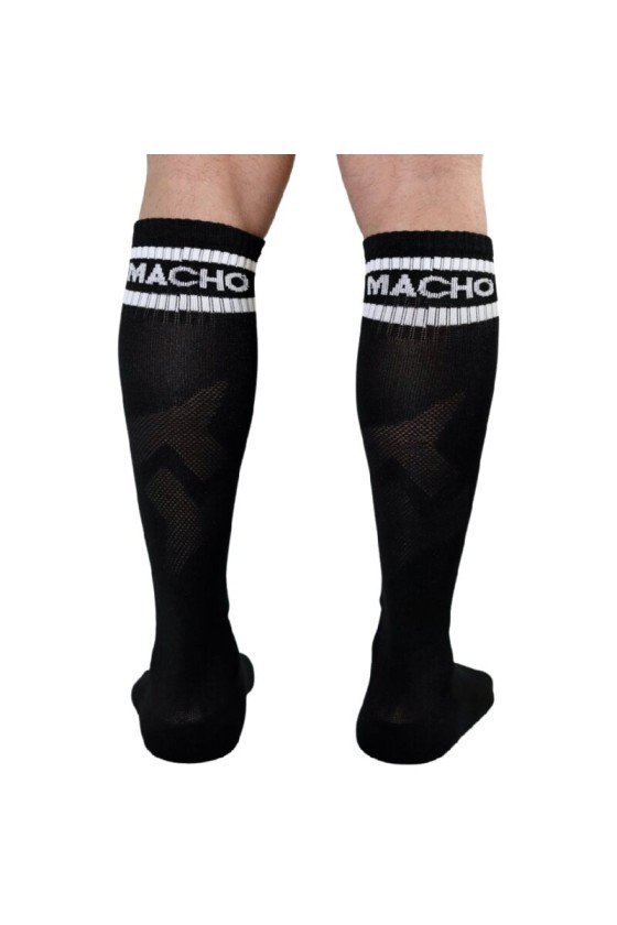 MACHO - LONG SOCKS ONE SIZE BLUE