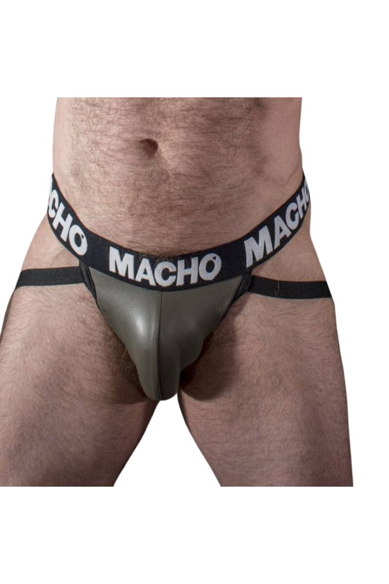 MACHO MX27GR JOCK GRIGIO BEIGE PELLE S