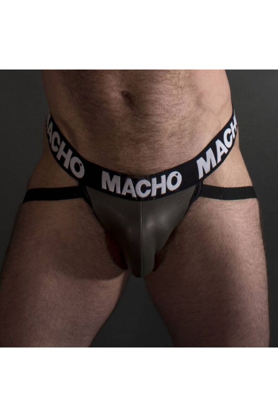 MACHO MX27GR JOCK GRAU BEIGE LEDER S