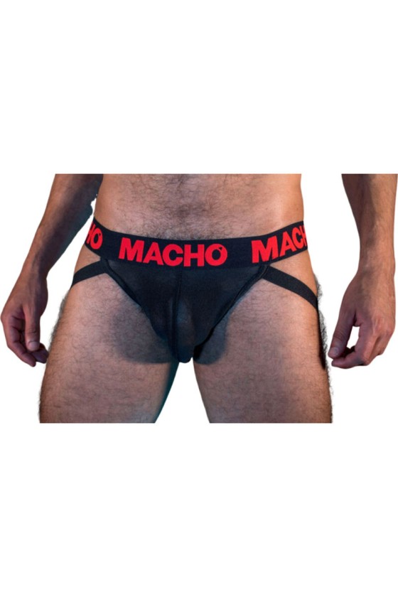 MACHO - MX26X2 JOCK PRETO/VERMELHO