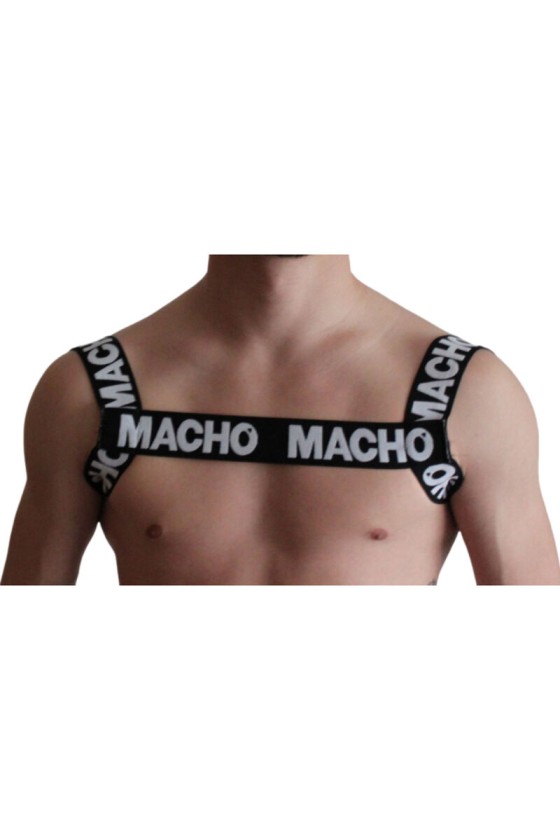 MACHO - ARNÉS DOBLE NEGRO