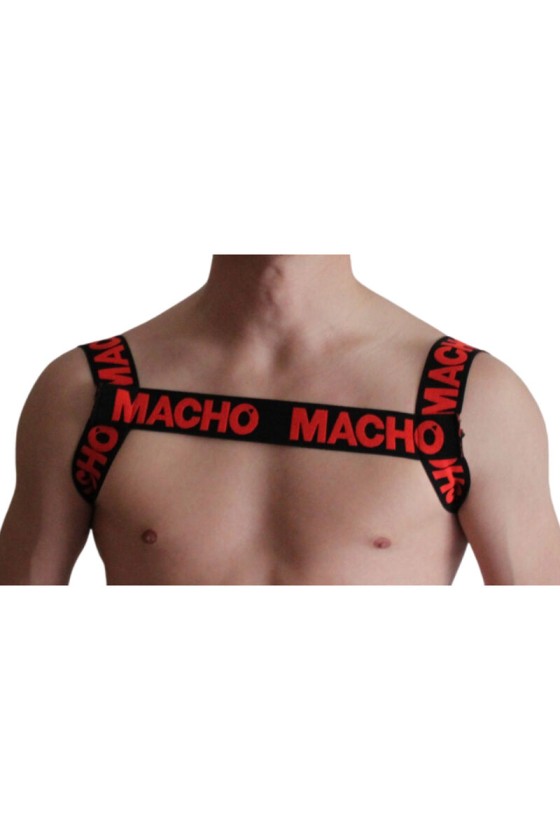 MACHO - ARNÊS DUPLO VERMELHO