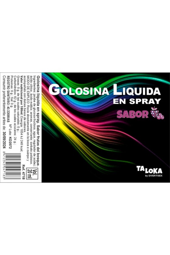 TALOKA - SPRAY DE BONBONS LIQUIDES AUX BAIES