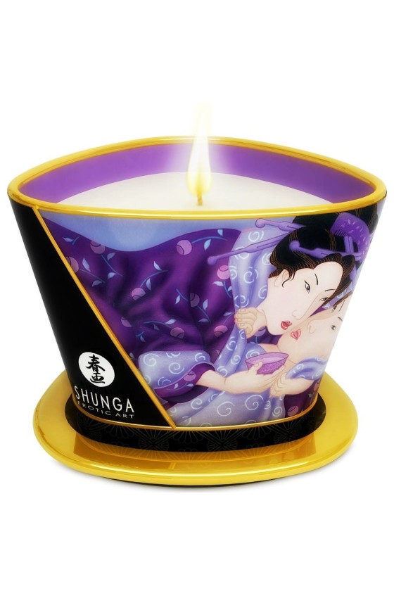 SHUNGA - MINI CARESS BY CANDELIGHT EXOTISCHE FRÜCHTE MASSAGEKERZE 170 ML