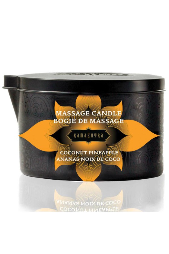 KAMASUTRA - COCONUT AND PINEAPPLE MASSAGE CANDLE 170GR