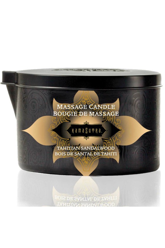 KAMASUTRA - VANILLA AND SANDALWOOD MASSAGE CANDLE 170 GR