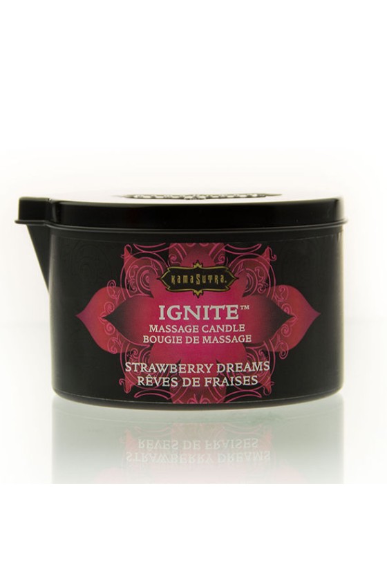 KAMASUTRA - STRAWBERRY DREAMS MASSAGE CANDLE 170 GR