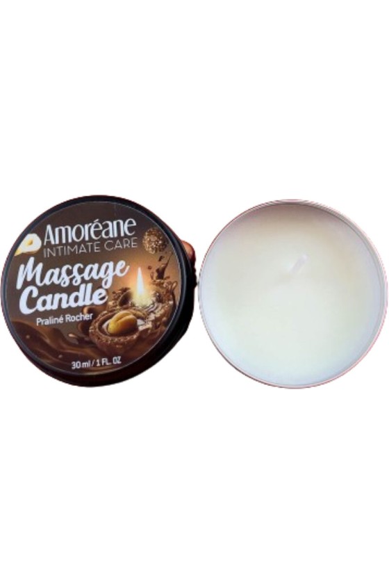 AMOREANE - CANDELA DA MASSAGGIO ROCHER PRALINE 30 ML