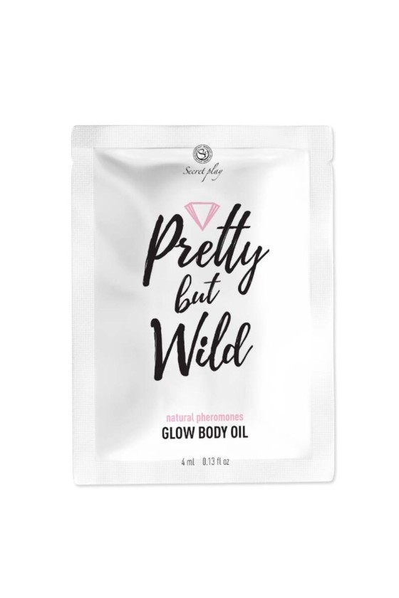 SECRETPLAY - PRETTY ABER WILD GLOW KÖRPERÖL-SACHET