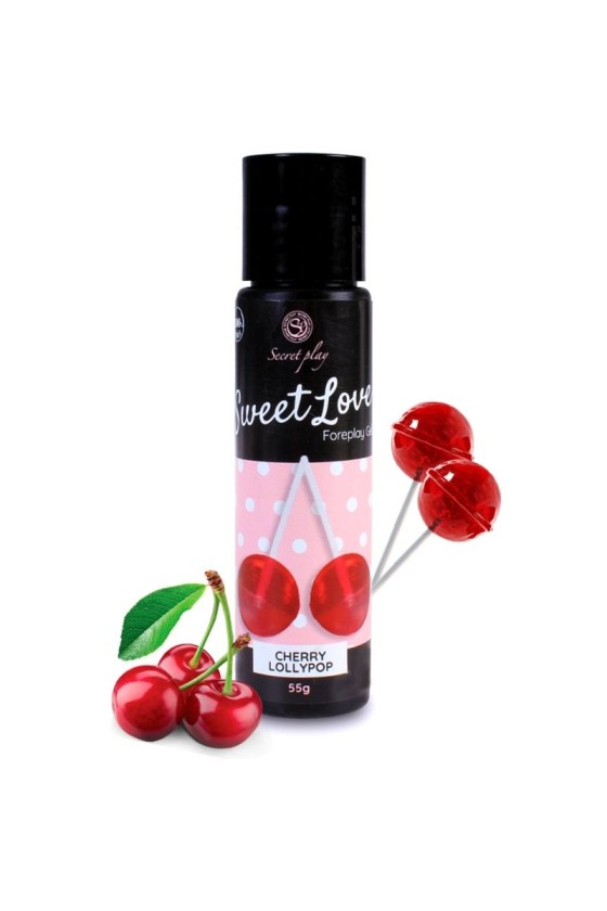 SECRETPLAY - CHERRY LOLLIPOP GEL SWEET LOVE 60 ML