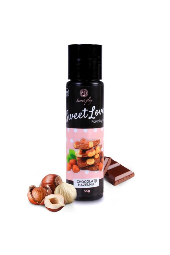 SECRETPLAY - GEL SWEET LOVE CHOCOLATE COM AVELÃ 60 ML