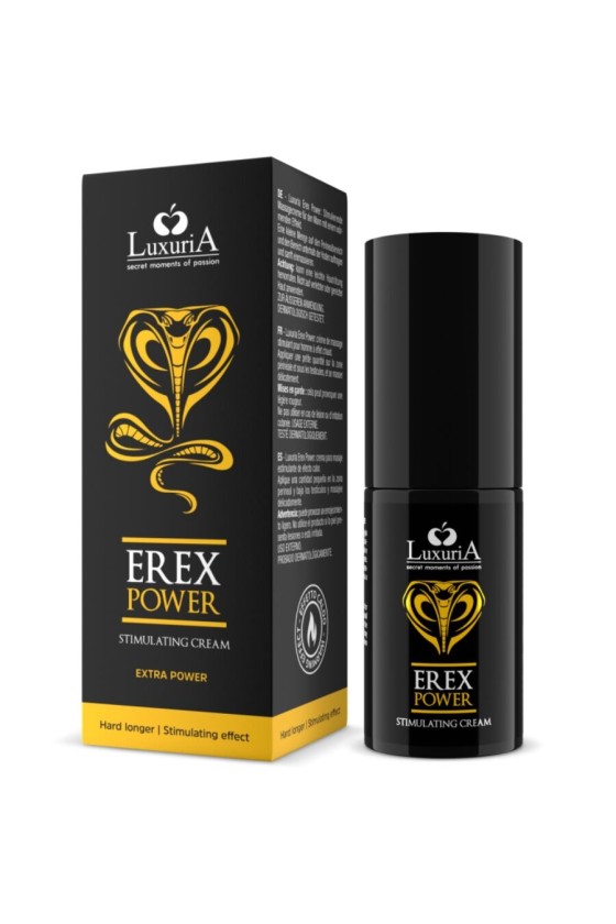 INTIMATELINE LUXURIA - EREX POWER HARD CREMA PENE PIÙ LUNGO 30 ML