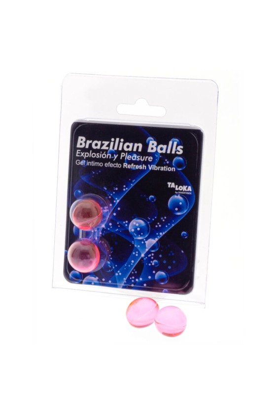 TALOKA - 2 BRASILIANISCHE BLLE, ERFRISCHENDES VIBRATIONSEFFEKT, AUFREGENDES GEL