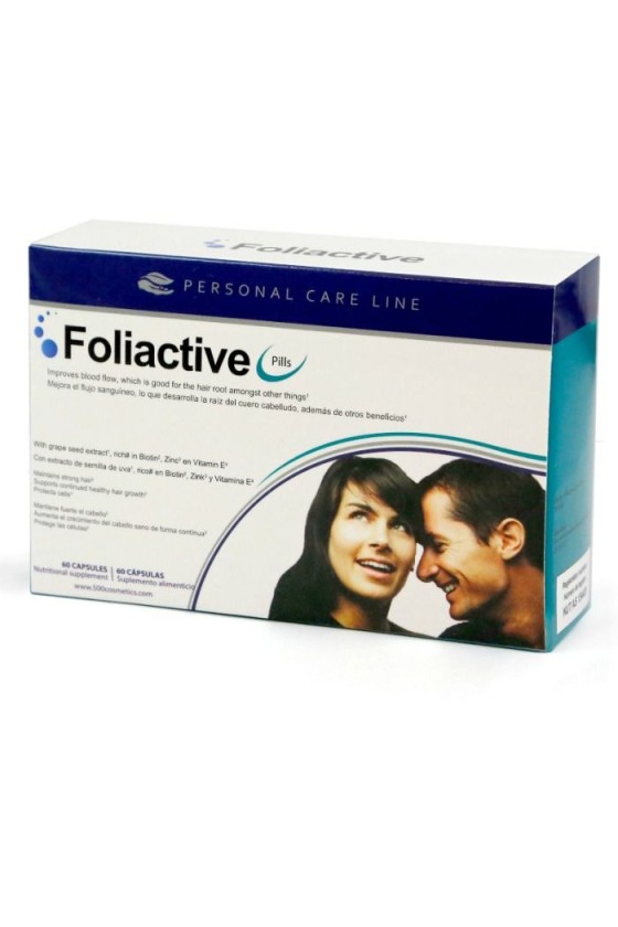 500 COSMETICS - FOLIACTIVE PILLS FOOD SUPPLEMENT HAIR LOSS