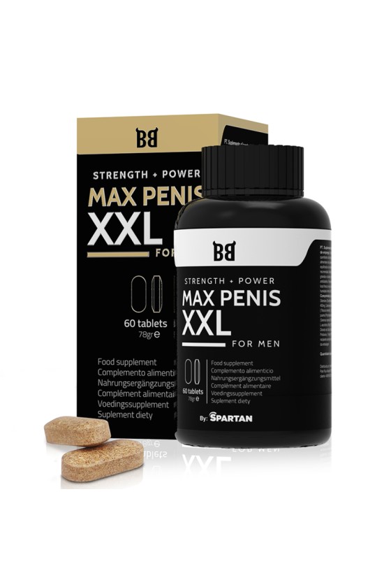 BLACK BULL - MAX PENE XXL FUERZA + POTENCIA PARA HOMBRE 60 COMPRIMIDOS