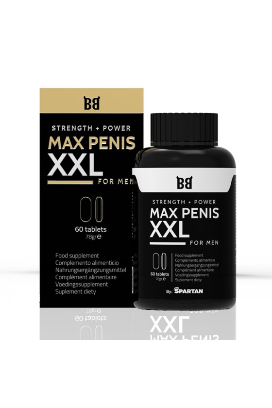 BLACK BULL - MAX PENIS XXL FORÇA + POTÊNCIA PARA HOMENS 60 COMPRIMIDOS