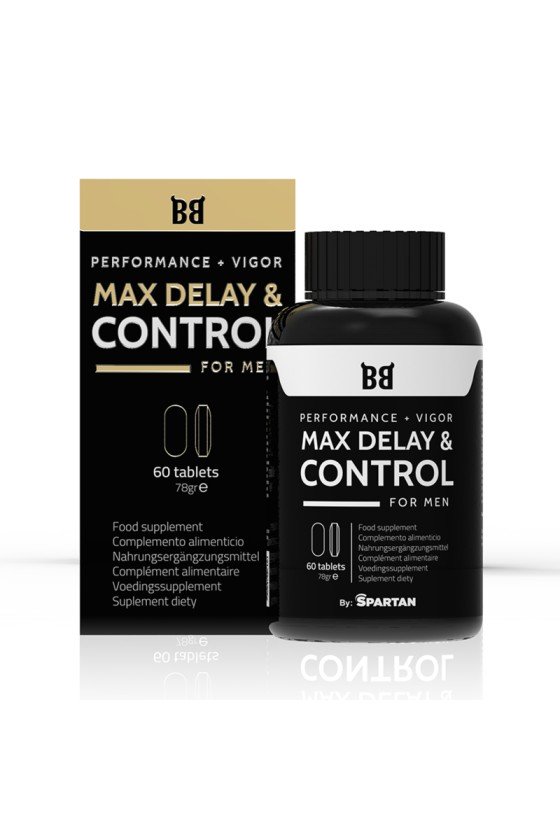 BLACK BULL - MAX DELAY CONTROL DESEMPENHO MÁXIMO PARA HOMENS 60 CÁPSULAS