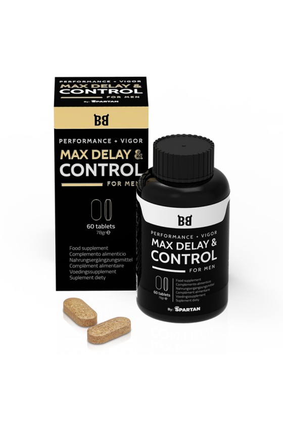 BLACK BULL - MAX DELAY CONTROL DESEMPENHO MÁXIMO PARA HOMENS 60 CÁPSULAS