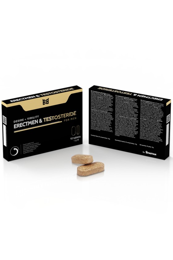 BLACK BULL - POTENZA ERECTMEN E TESTOSTERIDE E TESTOSTERONE PER UOMINI 10 CAPSULE