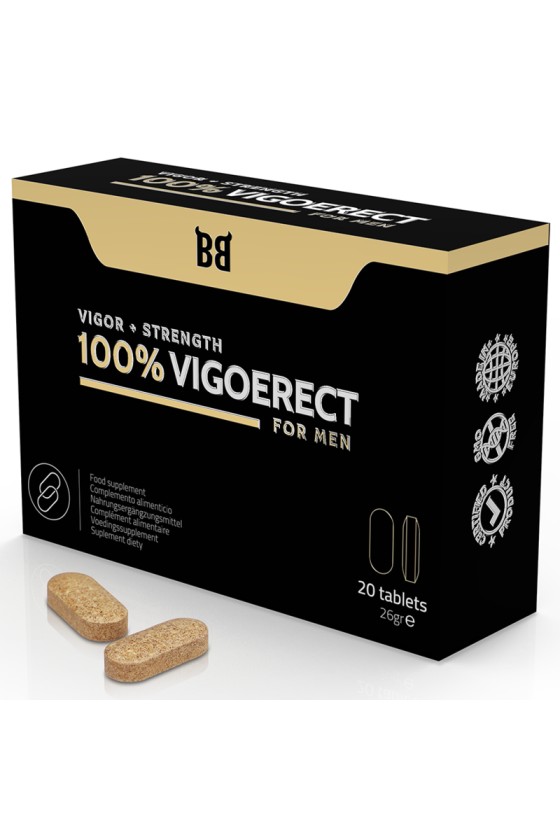 BLACK BULL - 100 % VIGOERECT VIGOR + STÄRKE FÜR MÄNNER 20 TABLETTEN