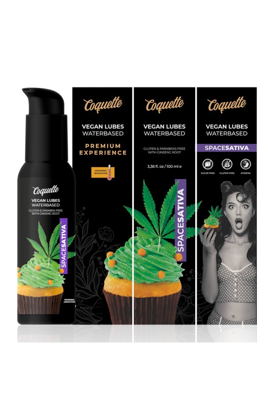 COQUETTE CHIC DESIRE - LUBRICANTE SATIVA ESPACIO VEGANO PREMIUM EXPERIENCE 100 ML