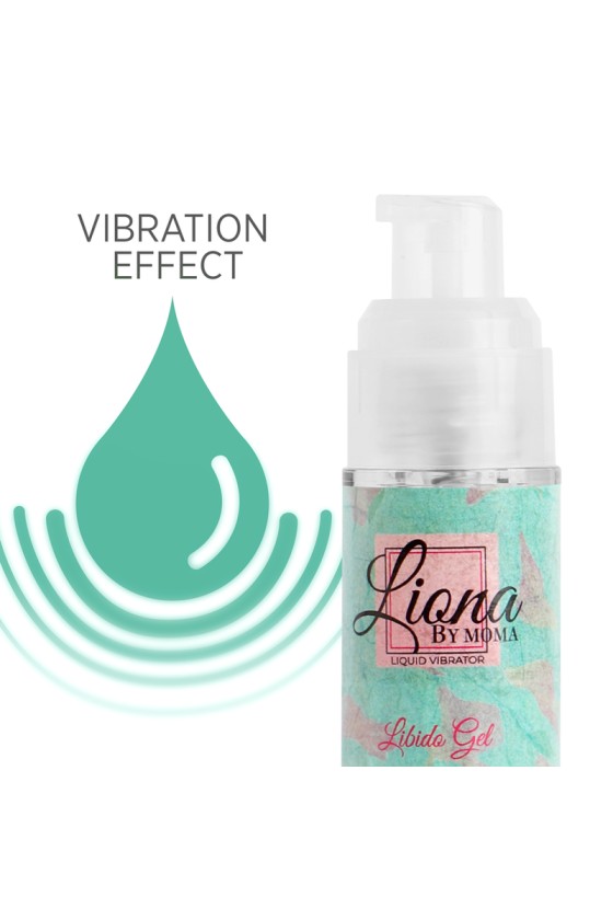 LIONA BY MOMA - VIBRADOR LÍQUIDO LIBIDO GEL 15 ML