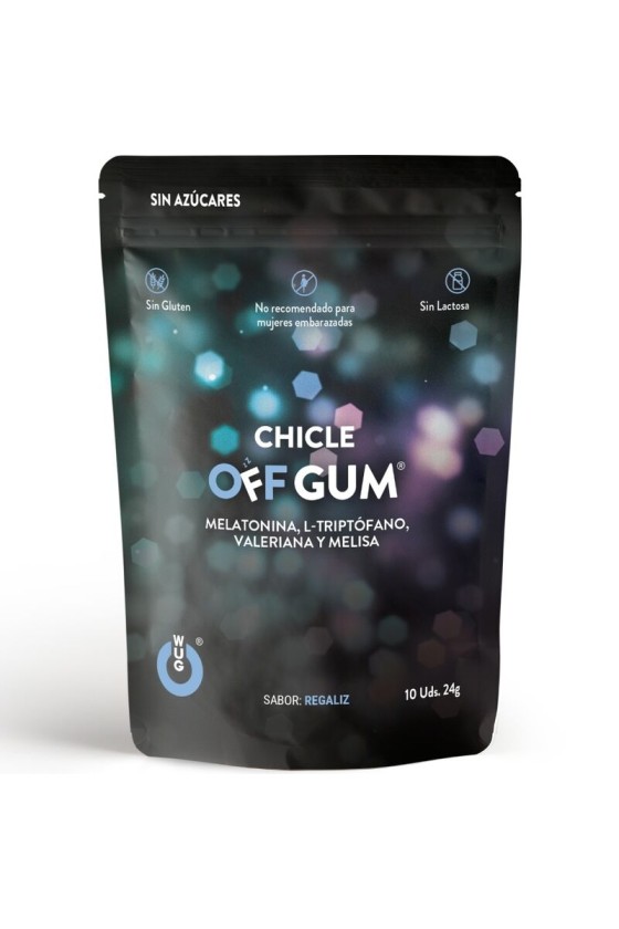 WUG GUM – AUS Baldrian, Tryptophan, Zitronenmelisse und Melatonin, 10 Einheiten