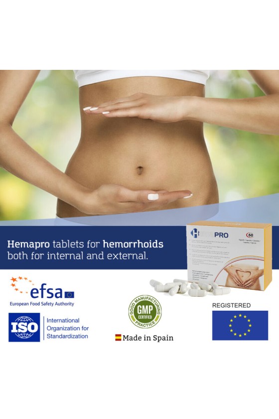 500 COSMÉTICOS - HEMAPRO PILLS COMPRIMIDOS PARA TRATAMENTO DE HEMORRIDOS