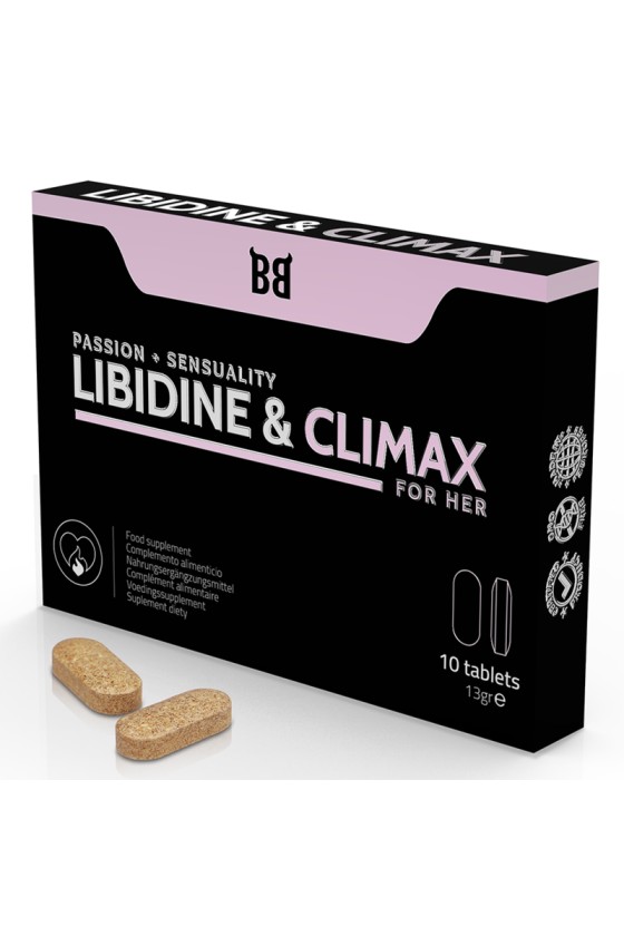 BLACK BULL - LIBIDINE  CLIMAX INCREASE L BIDO FOR WOMEN 10 CAPSULES