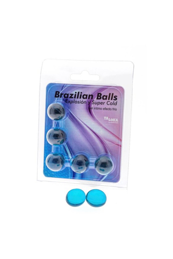 TALOKA - 5 BRAZILIAN BALLS COLD EFFECT EXCITING GEL