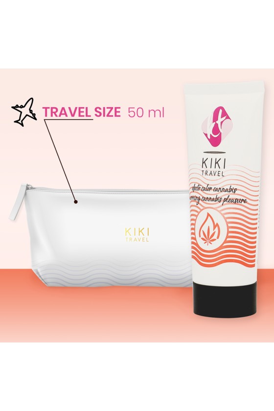 KIKÍ TRAVEL - LUBRIFICANTE CANNABIS EFEITO QUENTE 50 ML