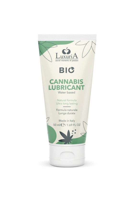 INTIMATELINE - LUBRICANTE A BASE DE AGUA LUXURIA BIO CANNABIS 50 ML