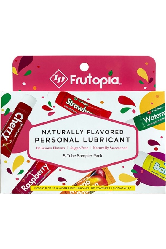 ID FRUTOPIA - ASSORTED LUBRICANT 5 PACK 12 ML