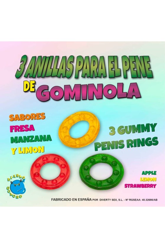 DIABLO PICANTE - 3 GUMMY RINGS