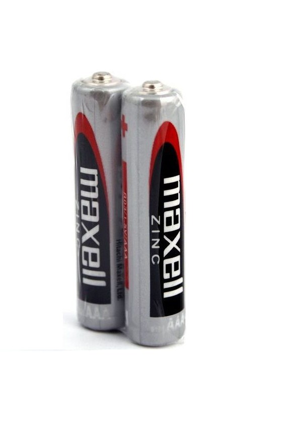 MAXELL - BATTERY SALINA MANGANESO AAA R03 RETRACTIL*2