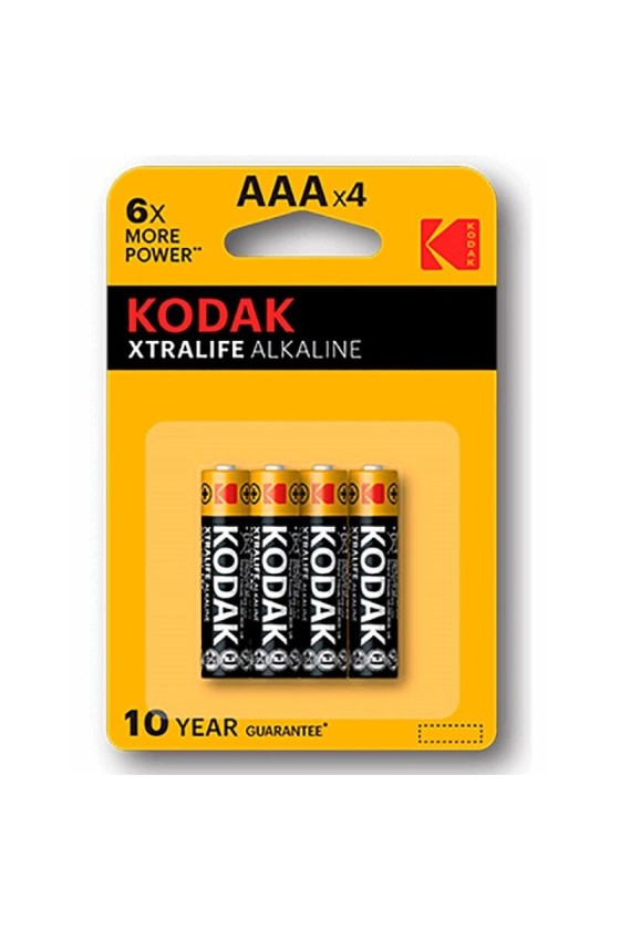 KODAK - PILA ALCALINA XTRALIFE AAA LR03 BLISTER * 4